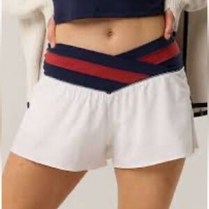 Aerie crossover flowy shorts